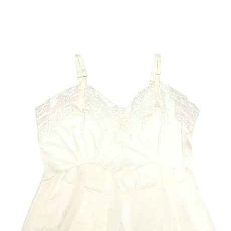 【USED】70'S Dutchess LINGERIE DRESS WHITE