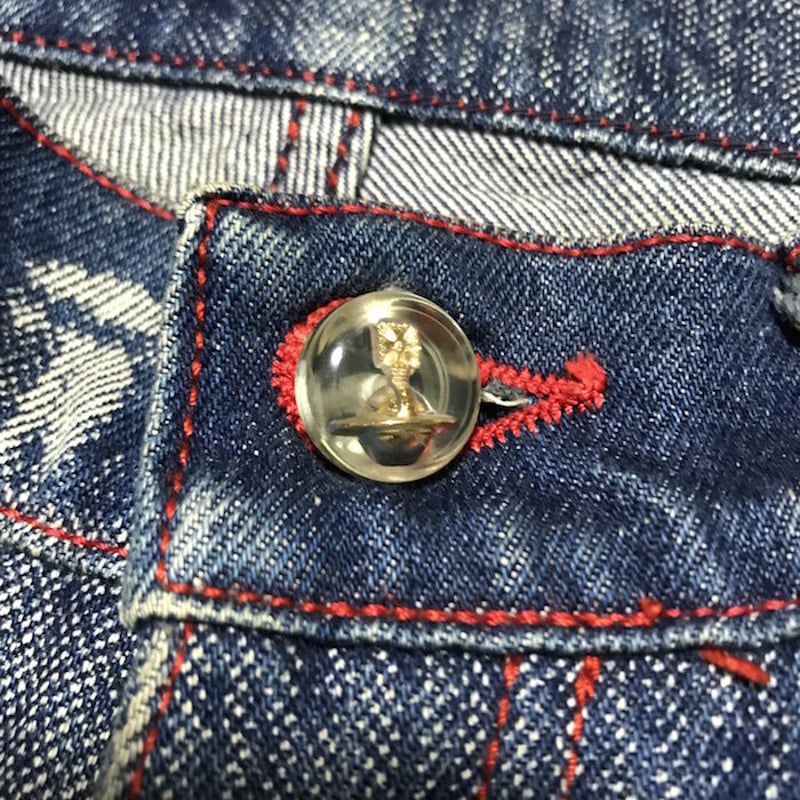 USED】90'S VIVIENNE WESTWOOD ROLLS-ROYCE JEANS