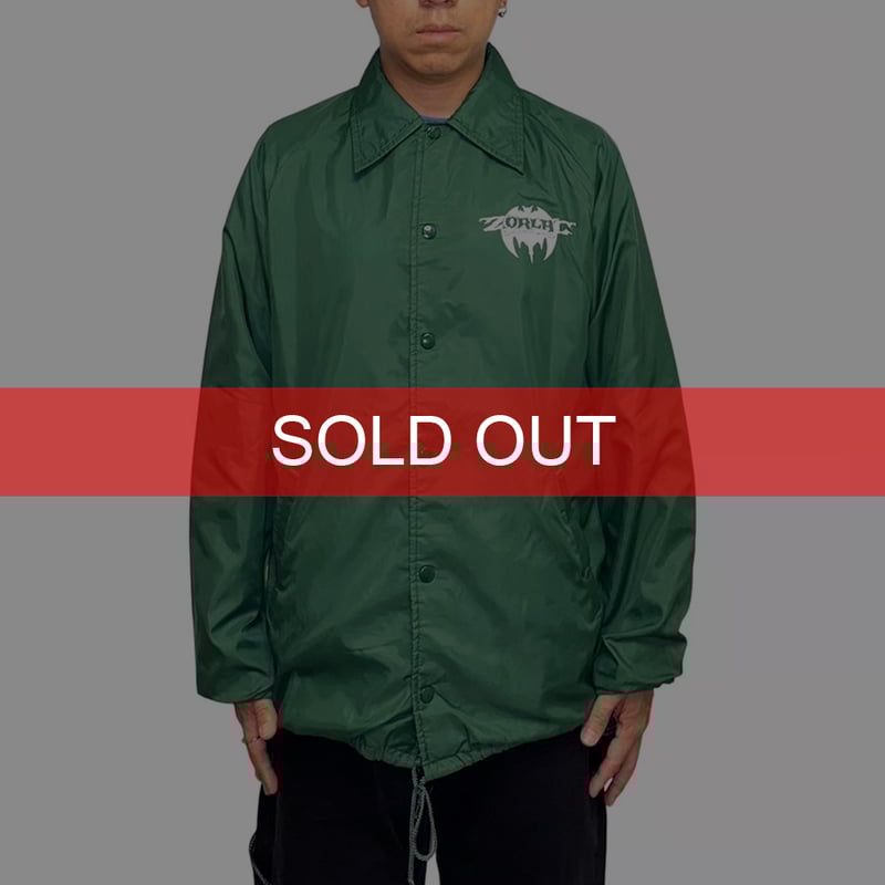 USED】80's-90's ZORLAC SKATEBOARDS Coach Jacket