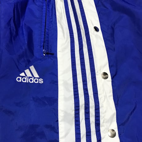【USED】90'S ADIDAS SNAP BUTTON NYLON TRACK PANTS
