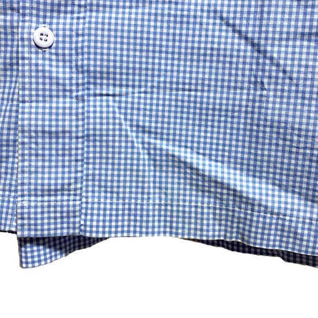 【USED】90'S STUSSY GINGHAM CHECK S/S SHIRT