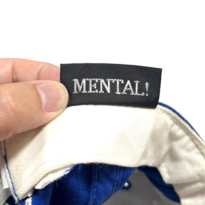 USED】90'S ANARCHIC ADJUSTMENT 6-PANEL CAP BLUE USED】90'S ANARCHIC ADJUSTMENT 6-PANEL CAP BLUE