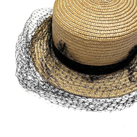 【USED】LATE 1800's VICTORIAN STRAW HAT
