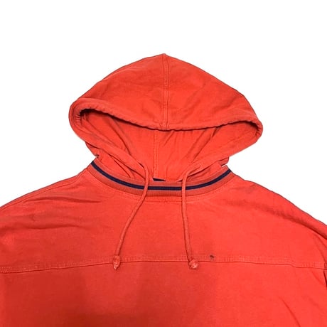 【USED】90'S OLD GAP ATTACHED HOOD L/S TOP ORANGE