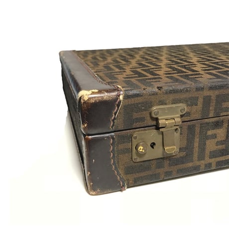 【USED】60'S-70'S FENDI ZUCCA PATTERN BRIEF CASE