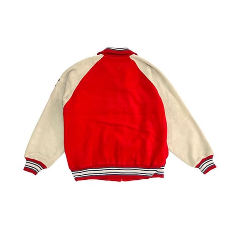 【USED】90'S-00'S VANS FLEECE VARSITY JACKET