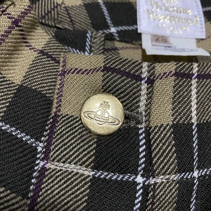 USED】90'S VIVIENNE WESTWOOD GOLD LABEL TARTAN