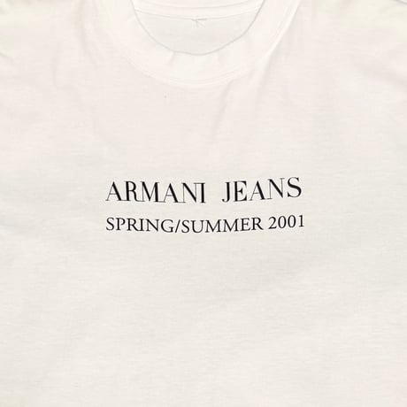 【USED】ARMANI JEANS 2001SS Bruce Weber Promotional Photo T-shirt