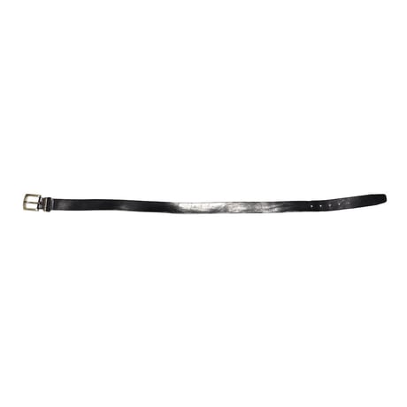 【USED】90's Levi’s Italy-Made Black Leather Belt