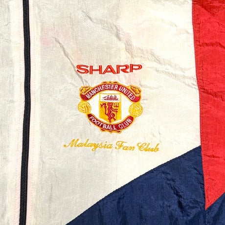 【USED】90's MANCHESTER UNITED Malaysia Fan Club NYLON JACKET
