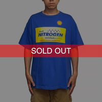 【USED】00's Shell NITROGEN Promo T-shirt Blue