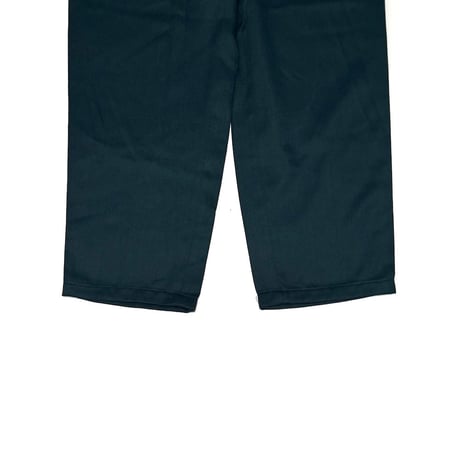 【USED】80's-90's BURTON 3-Tuck Wide Slacks Dark Green