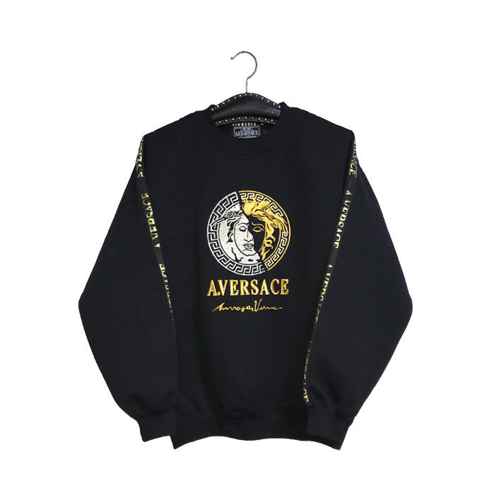 90's A.VERSACE ヴェルサーチ 刺繍ロゴ スウェット トレーナー 90's A.VERSACE ヴェルサーチ 刺繍ロゴ スウェット トレーナー