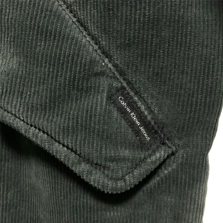 【USED】90'S  CK CALVIN KLEIN JEANS CORDUROY  BOBMER COAT
