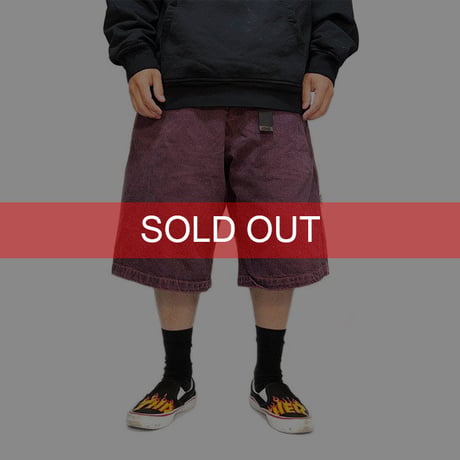 【USED】90'S BLIND SKATEBOARDS WINE RED DENIM SHORTS