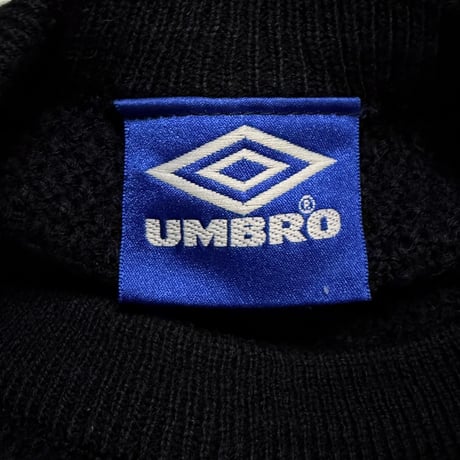 【USED】90's UMBRO Norway National Team NF Crest Soccer Cable Knit Sweater