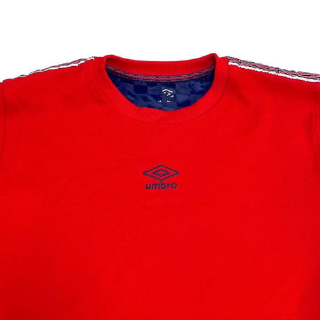 【USED】00'S UMBRO LOGO TAPE SWEATSHIRT