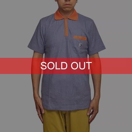 【USED】90's asics PILE POLO SHIRT