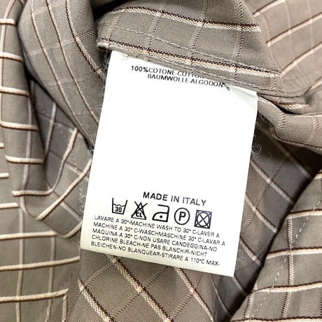 【USED】00'S VIVIENNE WESTWOOD MAN LATTICE CHECK SHIRT