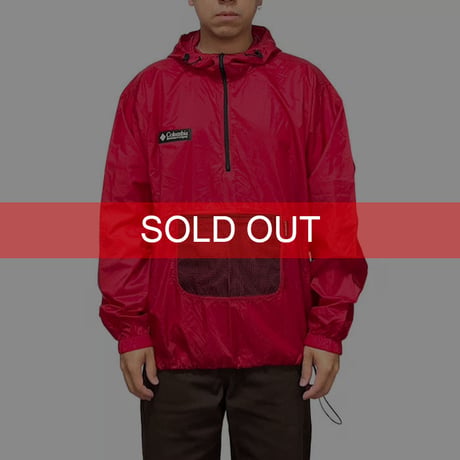 【USED】90'S COLUMBIA PACKABLE PULLOVER NYLON JACKET