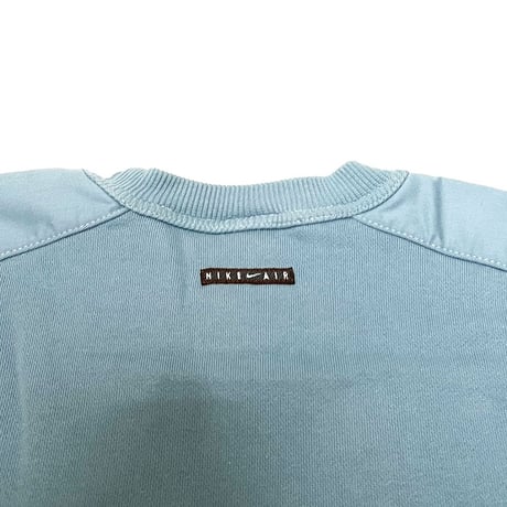 【DEAD STOCK】90's NIKE SWOOSH DESIGN SWEATSHIRT DUSTY BLUE