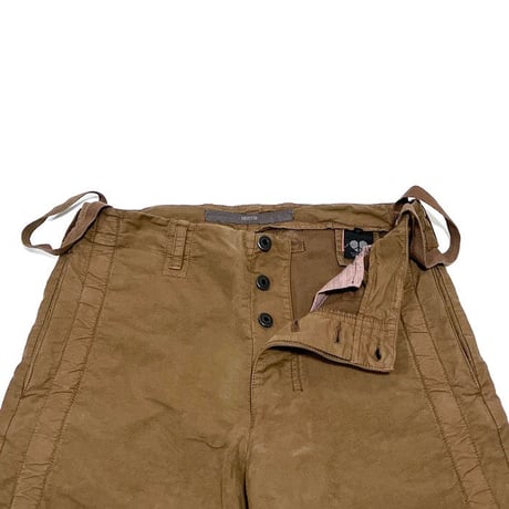 【USED】00'S GRIFFIN COTTON NYLON SIDE GATHER TROUSERS