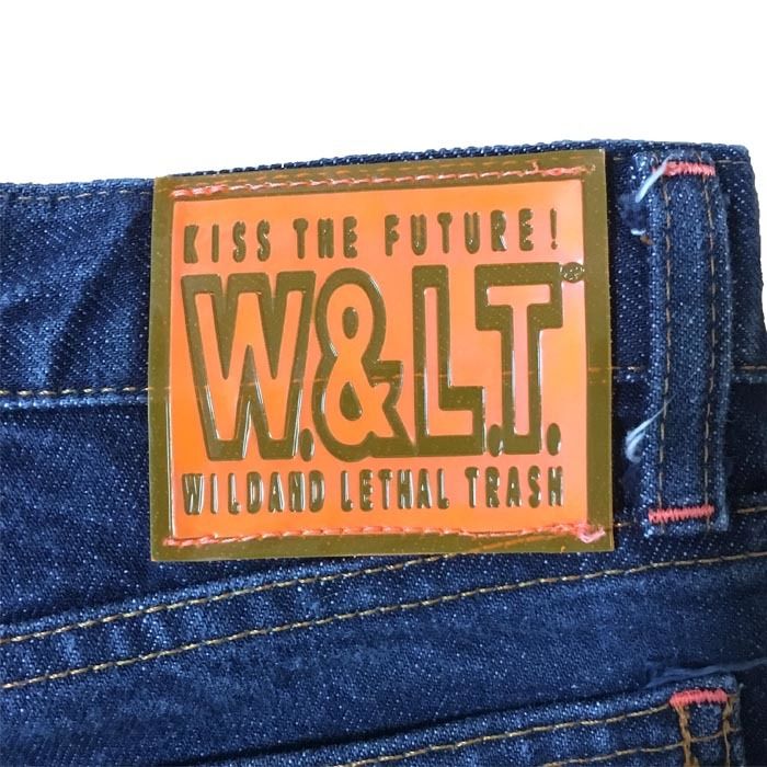 USED】90'S W< DENIM TROUSERS | KONBINI
