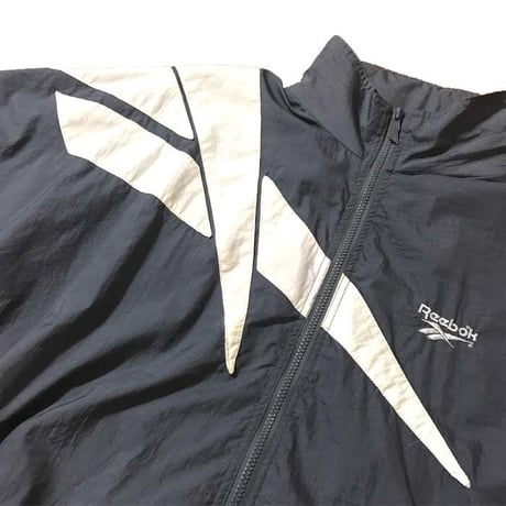 【USED】90'S REEBOK NYLON JACKET GLEY