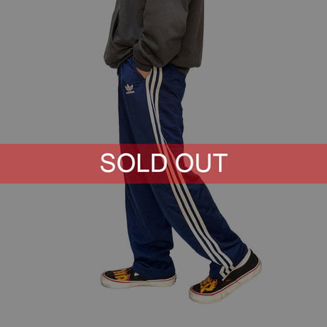 【USED】90'S ADIDAS CENTER PRESS 3-STRIPES TRACK PANTS
