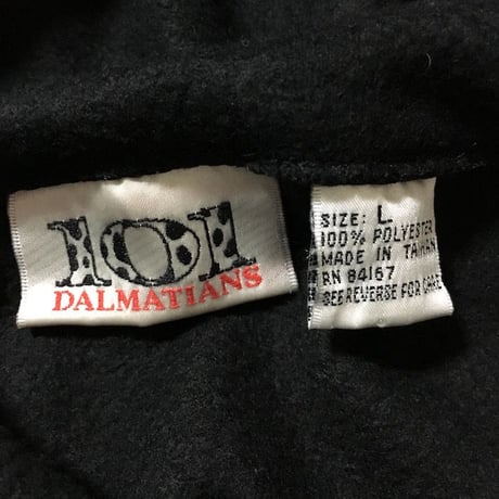 【USED】90'S 101 DALMATIANS FLEECE HOODIE