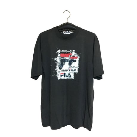 【USED】90'S FILA LOGO GRAPHIC T-SHIRT