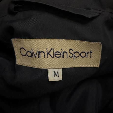 【USED】90's-00's Calvin Klein Sport Hooded Faux Fur Coat