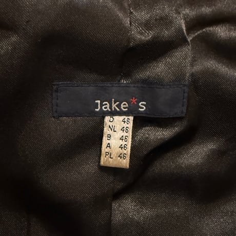 【USED】2010's Jake’s Leather Stand Collar Jacket