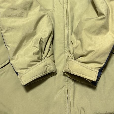 【USED】90'S-00'S STUSSY OUTDOOR PADDED NYLON JACKET BEIGE