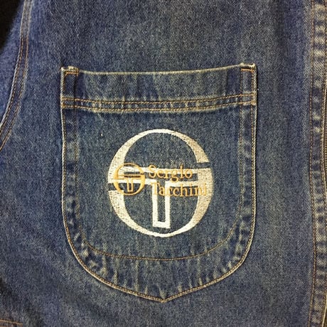 【USED】90'S SERGIO TACCHINI OVERSIZED DENIM JACKET