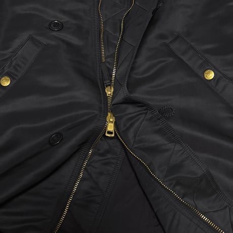 【USED】90's JPG Jean’s by Gaultier Hybrid N-3B × Fishtail Mods Coat Black
