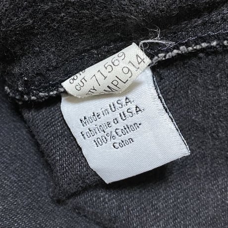 【USED】90'S CK CALVIN KLEIN JEANS HONDA AIR BRUSHED BLACK DENIM VEST