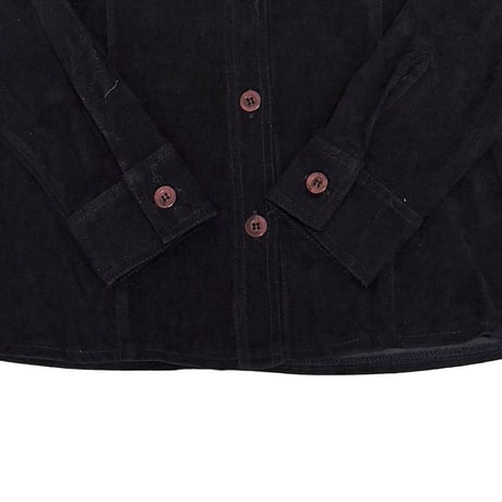 【USED】90's-00's SPORTSTAFF BLOUSE BLACK