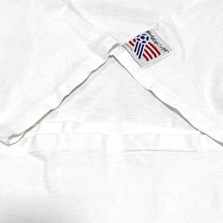 【USED】90'S WORLD CUP USA 94 "Making Soccer History" T-SHIRT