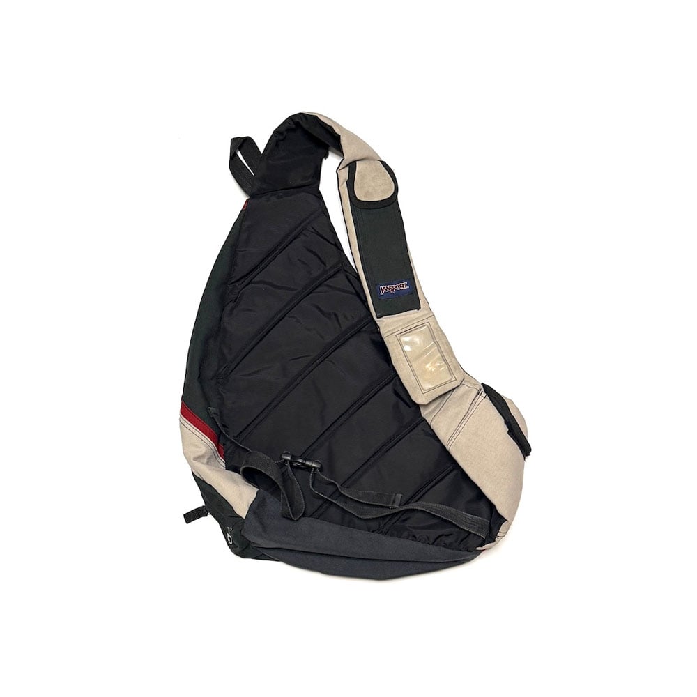 USED】90's-00's JANSPORT Sling backpack Gray×Re
