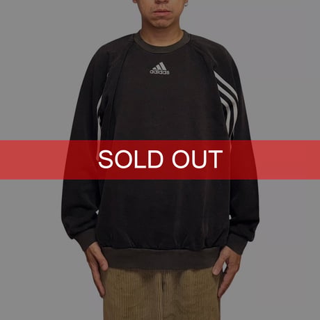【USED】90's-00's adidas "ASV Michelfeld" Team Crewneck Sweatshirt