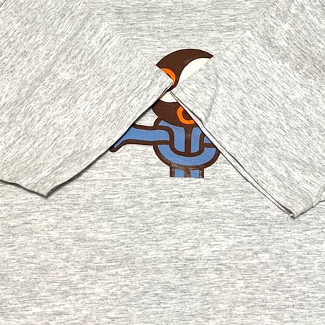 【USED】90's insane Look into my eyes T-SHIRT GRAY