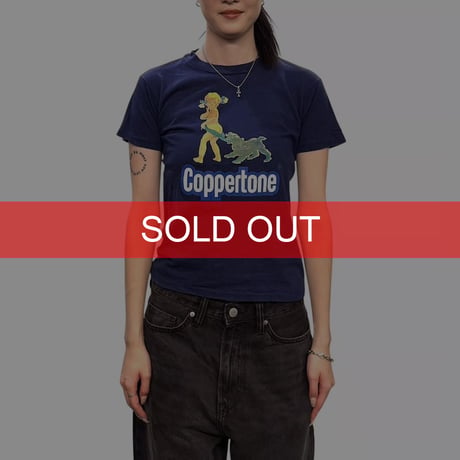【USED】90's Coppertone CHIBI T-SHIRT