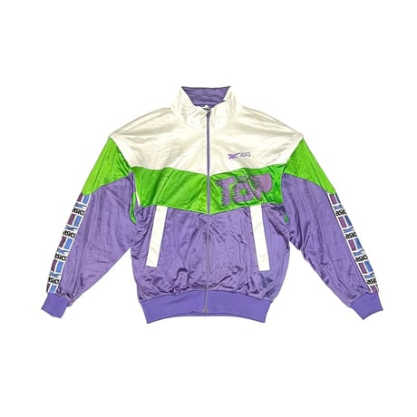 【USED】80's ASICS DETACHABLE TRACK JACKET MADE IN ITALY
