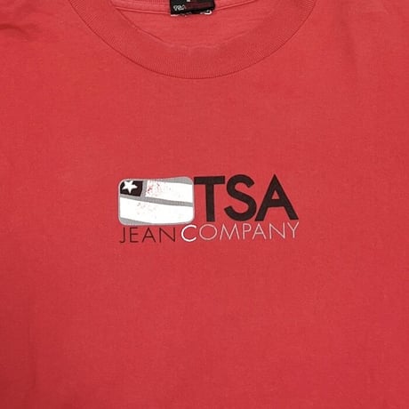 【USED】90'S-00'S TSA CLOTHING COMPANY LOGO T-SHIRT