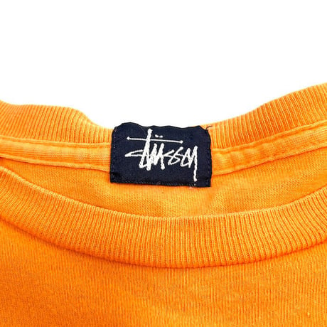 【USED】90'S-00'S STUSSY AIR FORCE 1 EMBROIDERY L/S T-SHIRT