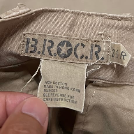【USED】00's B.R.OC.R. BUGGY CARGO PANTS BEIGE