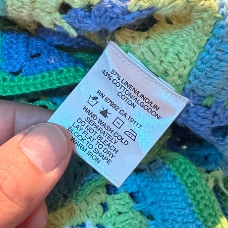 【USED】00's SIGRID OLSEN SPORT CROCHET VEST