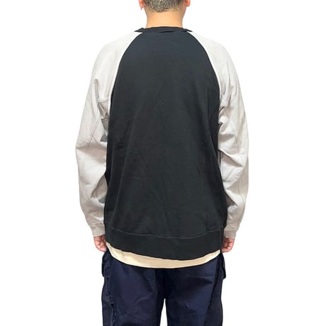 【USED】00'S NIKE RAGLAN SLEEVE POCKET SWEATSHIRT