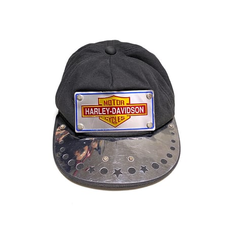 【USED】90'S HARLEY-DAVIDSON METAL PLATE CAP